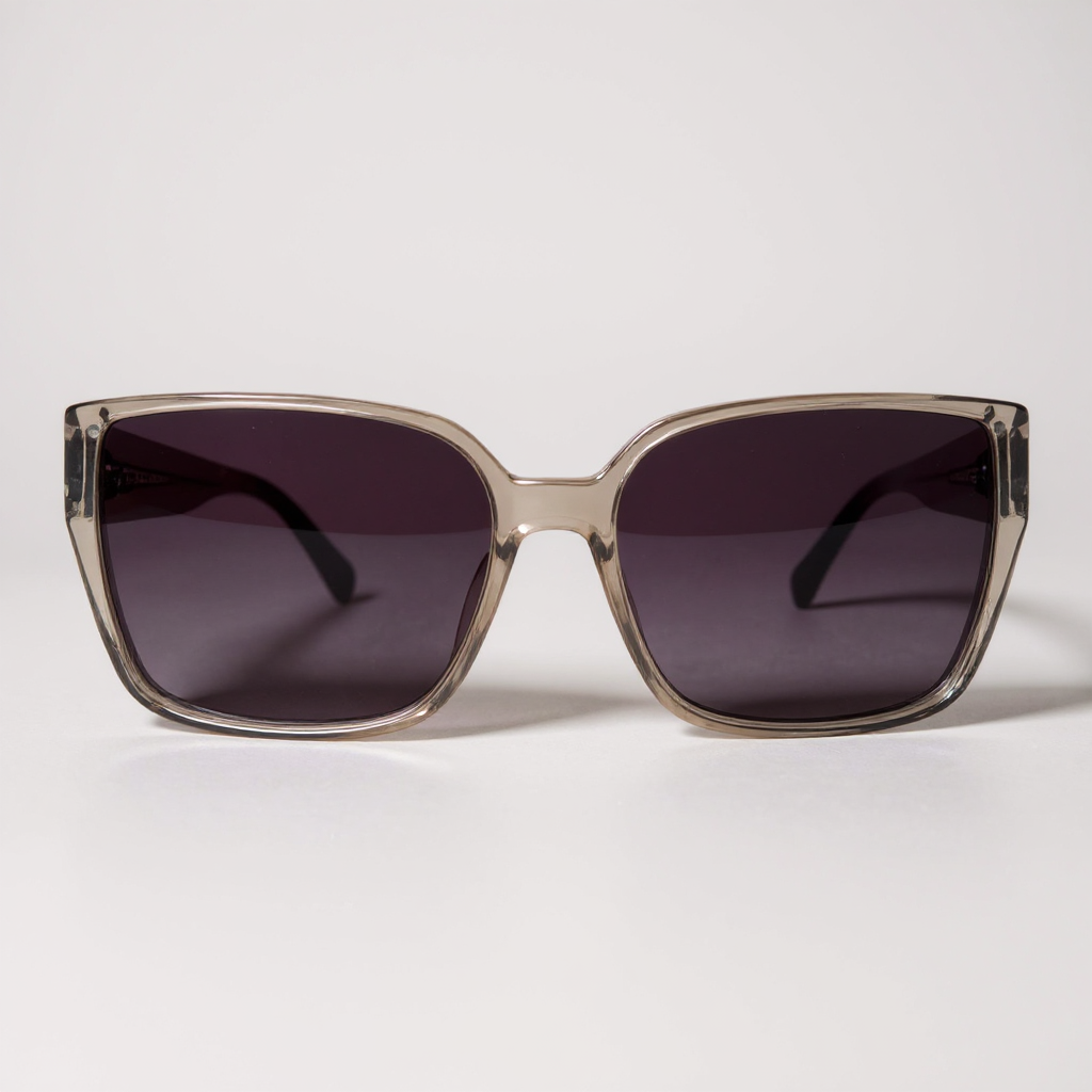 Luxus Designer Sonnenbrille für Damen und Herren mit eckigem Rahmen, schwarzen Bügeln und goldenen Details, stilvolles Unisex Accessoire im Retro-Look für Modebewusste.